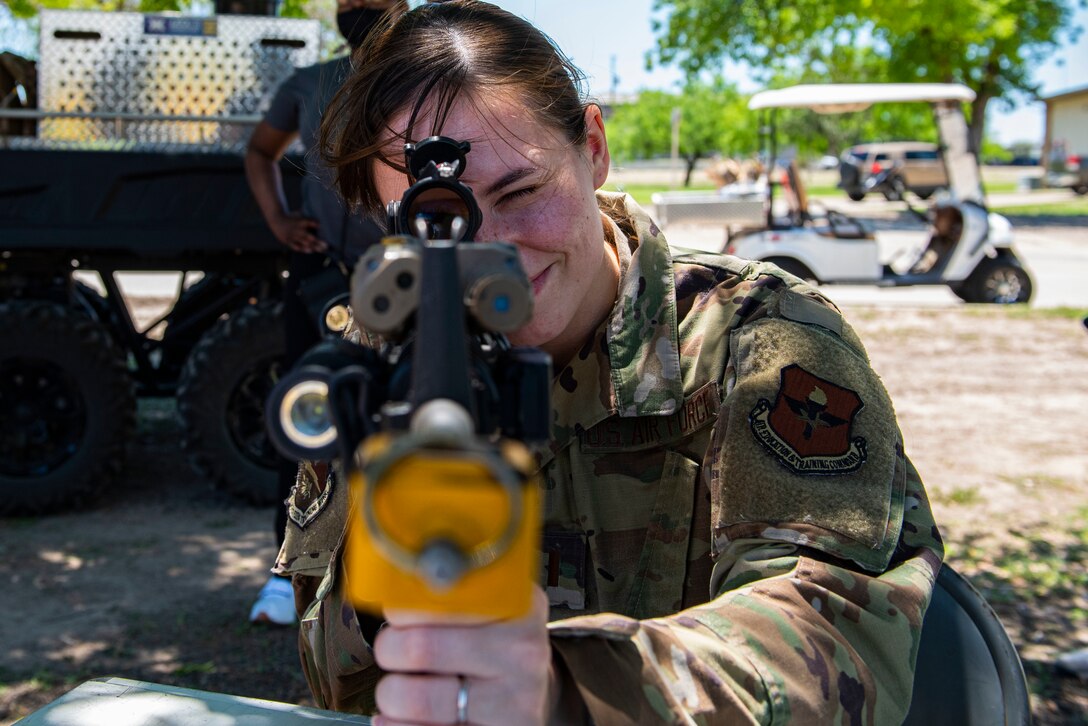 Laughlin celebrates all the spouses on base to show appreciation and support those who support are men and women in uniform every day, May 7, 2021, at Laughlin Air Force Base, Texas. Military Spouse Appreciation Day is observed each year on the Friday before Mother's Day and recognizes the contributions to the nation's defense by the spouses of military service members. (U.S. Air Force photo by Airman 1st Class David Phaff)