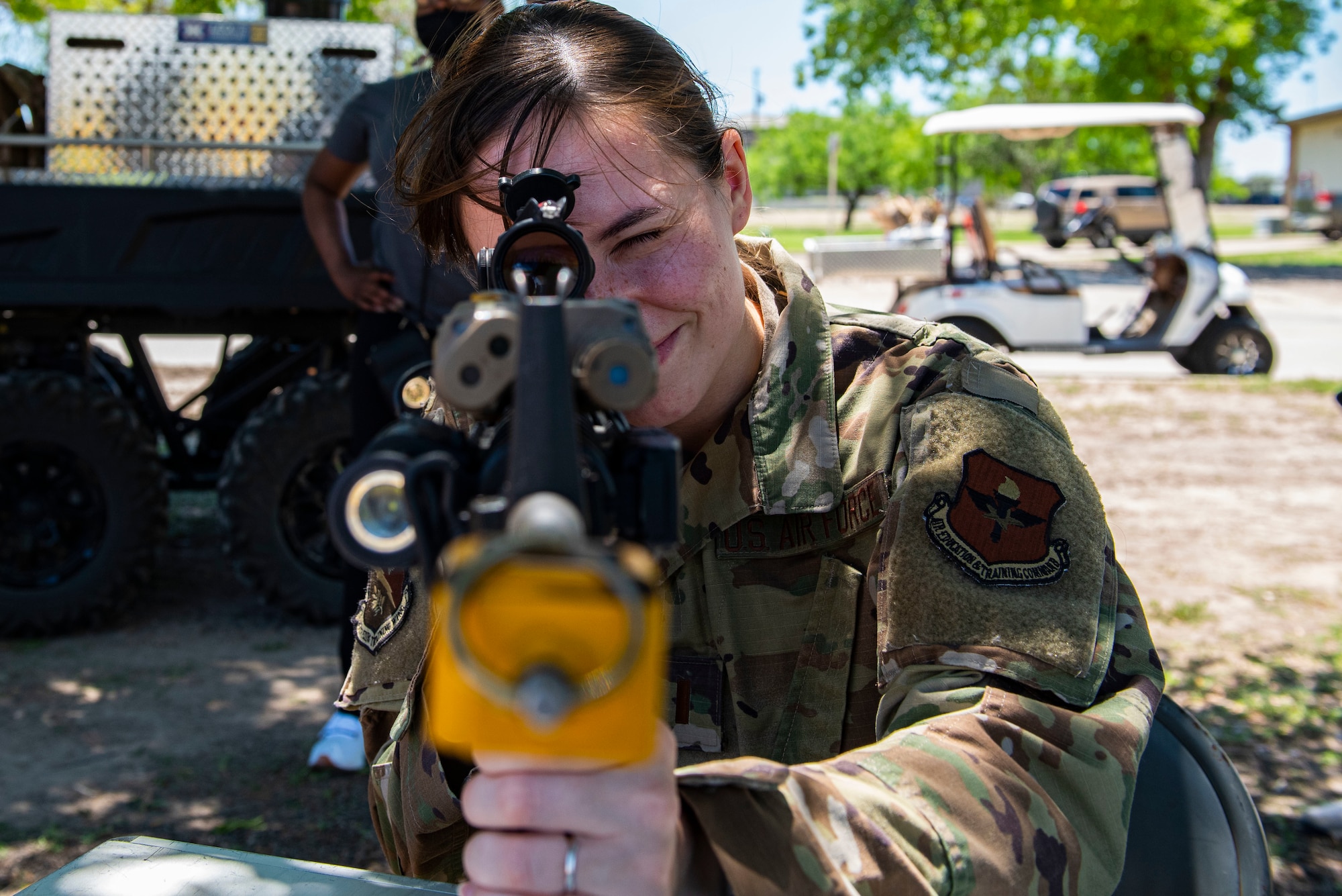 Laughlin celebrates all the spouses on base to show appreciation and support those who support are men and women in uniform every day, May 7, 2021, at Laughlin Air Force Base, Texas. Military Spouse Appreciation Day is observed each year on the Friday before Mother's Day and recognizes the contributions to the nation's defense by the spouses of military service members. (U.S. Air Force photo by Airman 1st Class David Phaff)