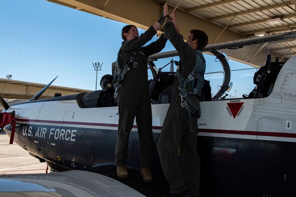 Laughlin celebrates all the spouses on base to show appreciation and support those who support are men and women in uniform every day, May 7, 2021, at Laughlin Air Force Base, Texas. Military Spouse Appreciation Day is observed each year on the Friday before Mother's Day and recognizes the contributions to the nation's defense by the spouses of military service members. (U.S. Air Force photo by Airman 1st Class David Phaff)