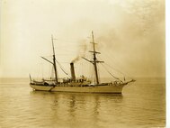 A photo of U.S. Revenue Cutter Perry at sea, no date.