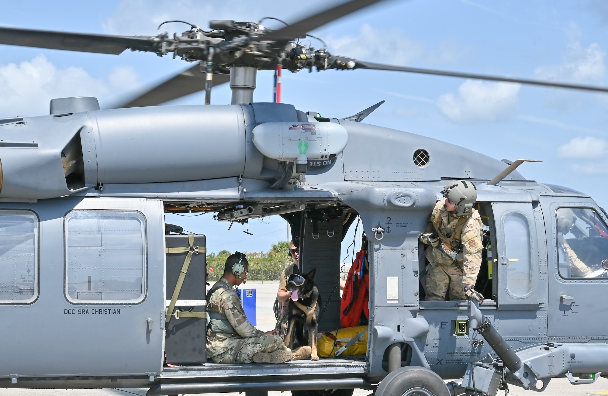 Military Working Dog Familiarization Flight