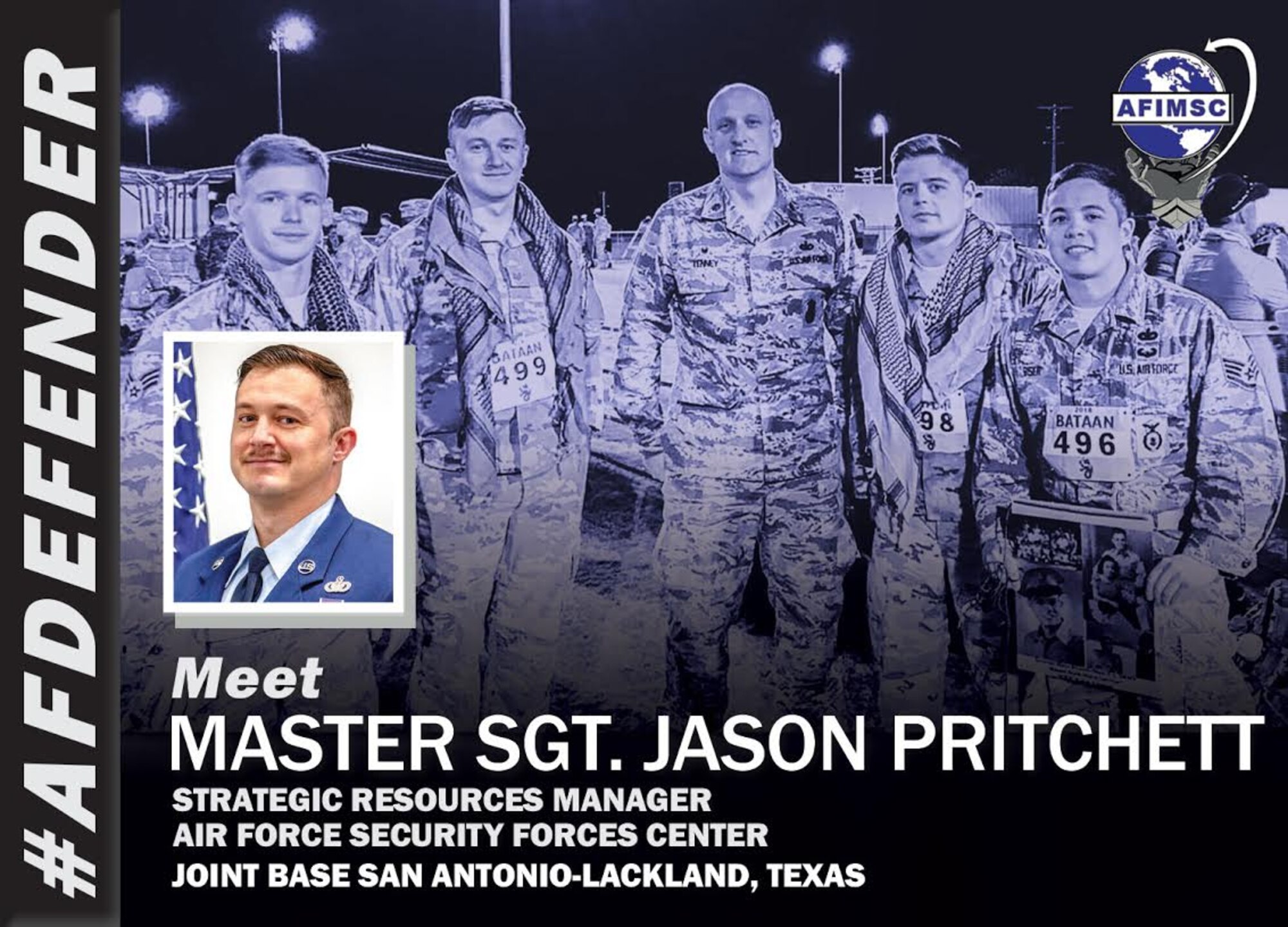 Graphic of Master Sgt. Jason Pritchett
