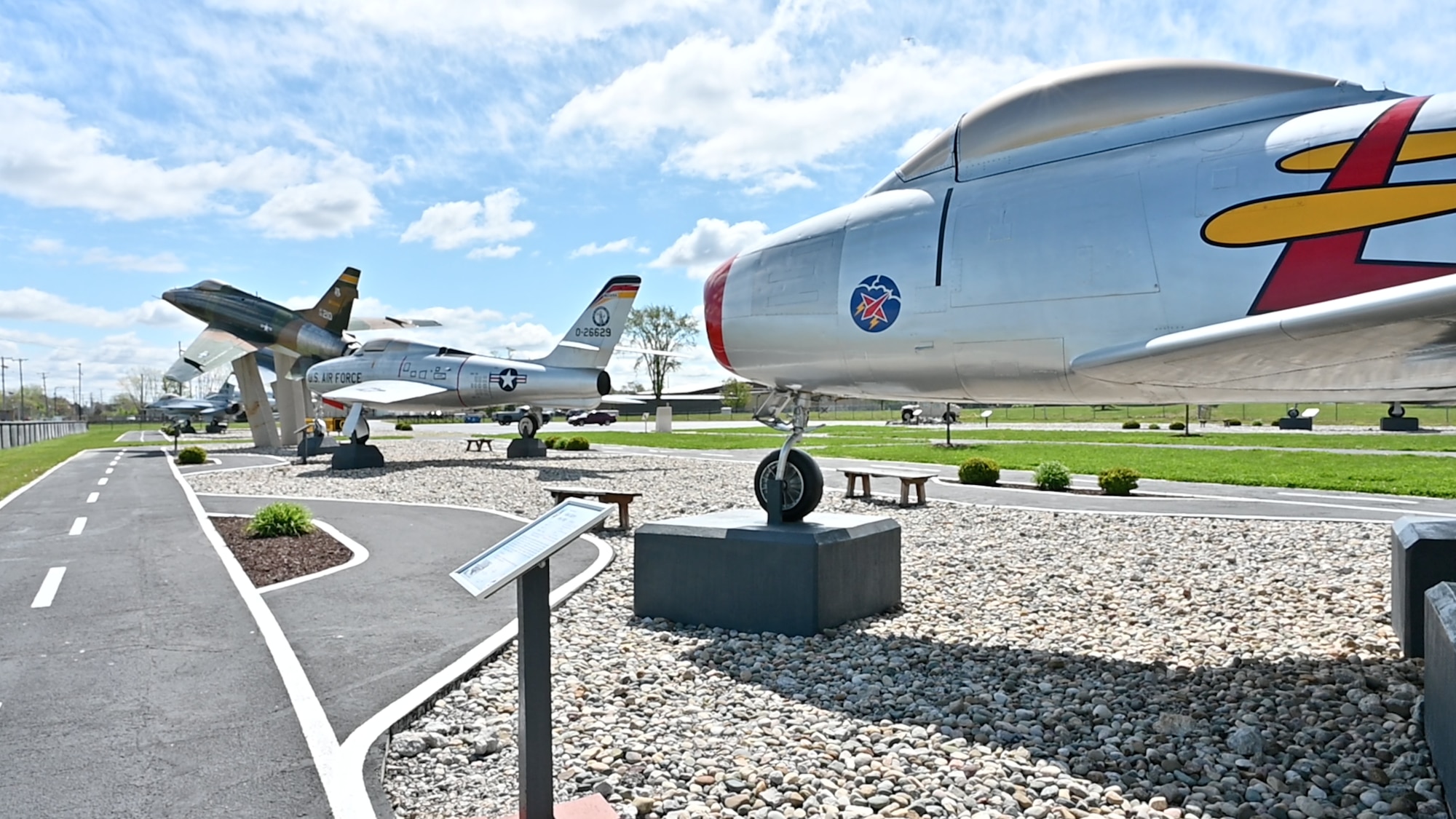 Heritage Park is a private park open to the public to showcase all of the aircraft flown by the 122nd Fighter Wing, Indiana Air National Guard since 1947.