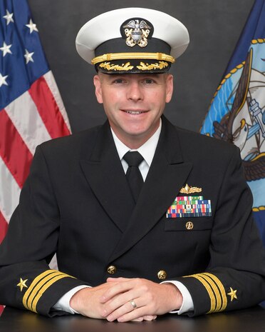 Studio portrait of Cmdr. Timothy C. Yuhas