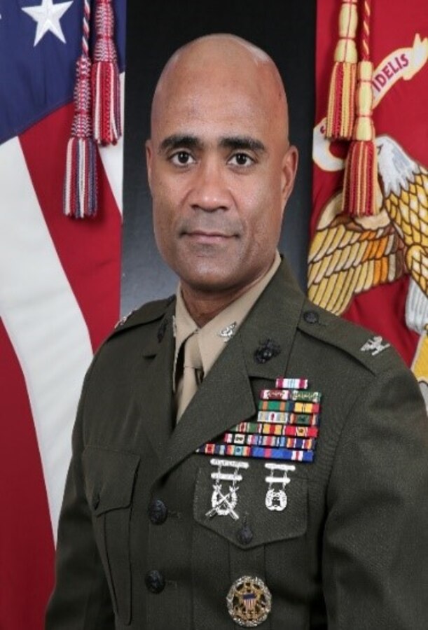 Colonel Hyman David C, Commanding Officer, Officer Candidates School, Quantico, VA