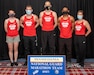 The Pennsylvania National Guard Marathon Team placed third in the team competition at the All-Guard Marathon Team time trial at the Lincoln Marathon in Lincoln, Nebraska, on May 2. Team members were, left to right, Chief Warrant Officer 3 Amanda Nesbitt, Staff Sgt. Tyler Lundquist, 1st Lt. Daniel Kysela, Staff Sgt. Earnest Fullwood, and Lt. Col. Deborah Fisher.