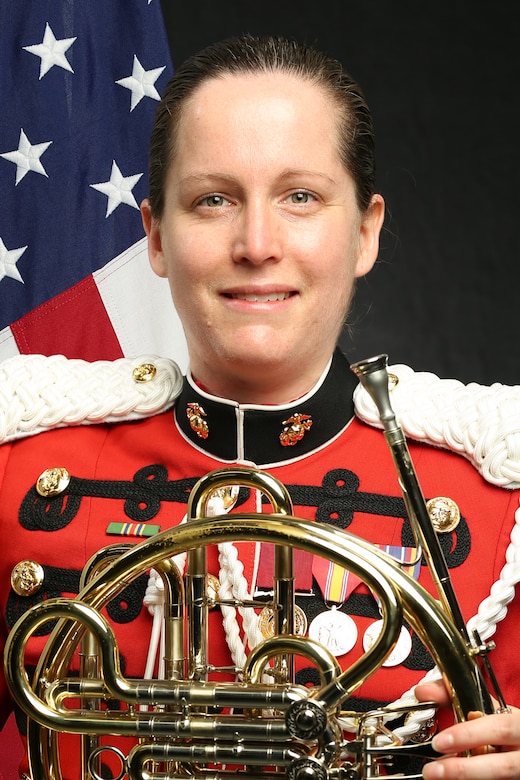 Staff Sergeant Brigette Knox, "The President's Own" United States Marine Band French Horn Player, Official Portrait