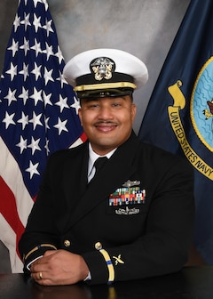 Studio portrait of CWO2 Darren L. Pierson Jr.