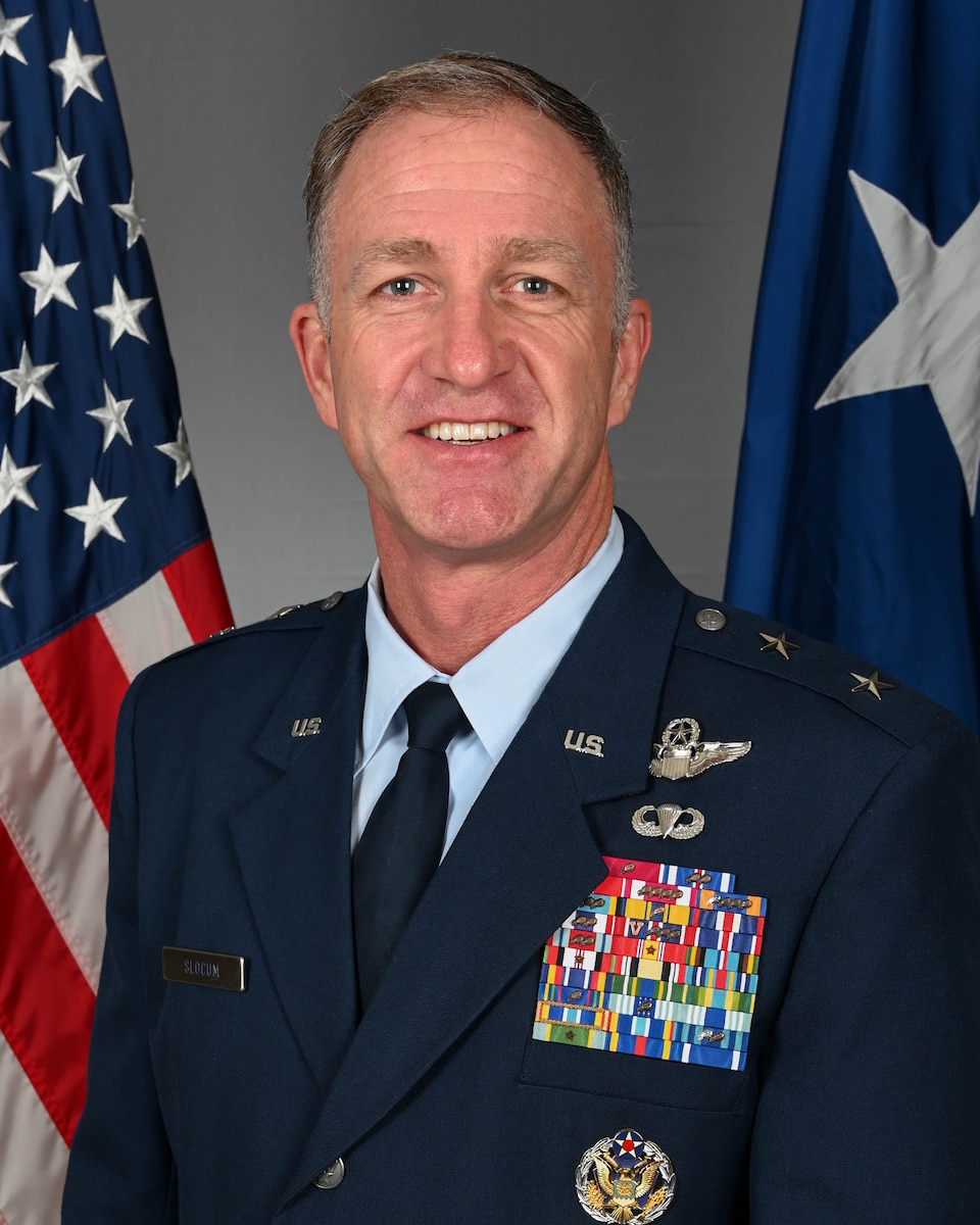 This is the official portrait of Maj. Gen. Mark H. Slocum.