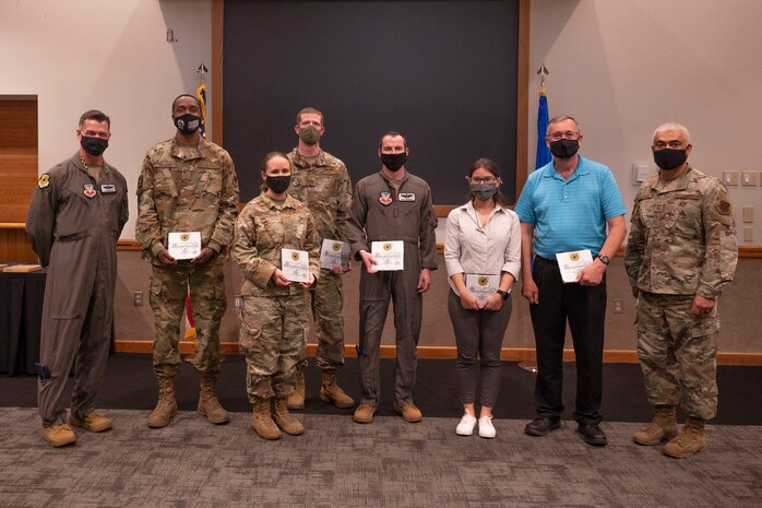 Winners pose for photo