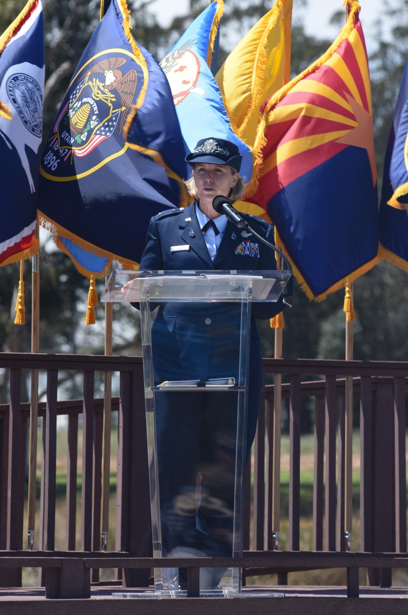 Photo of Vandenberg Space Force Base redesignation ceremony