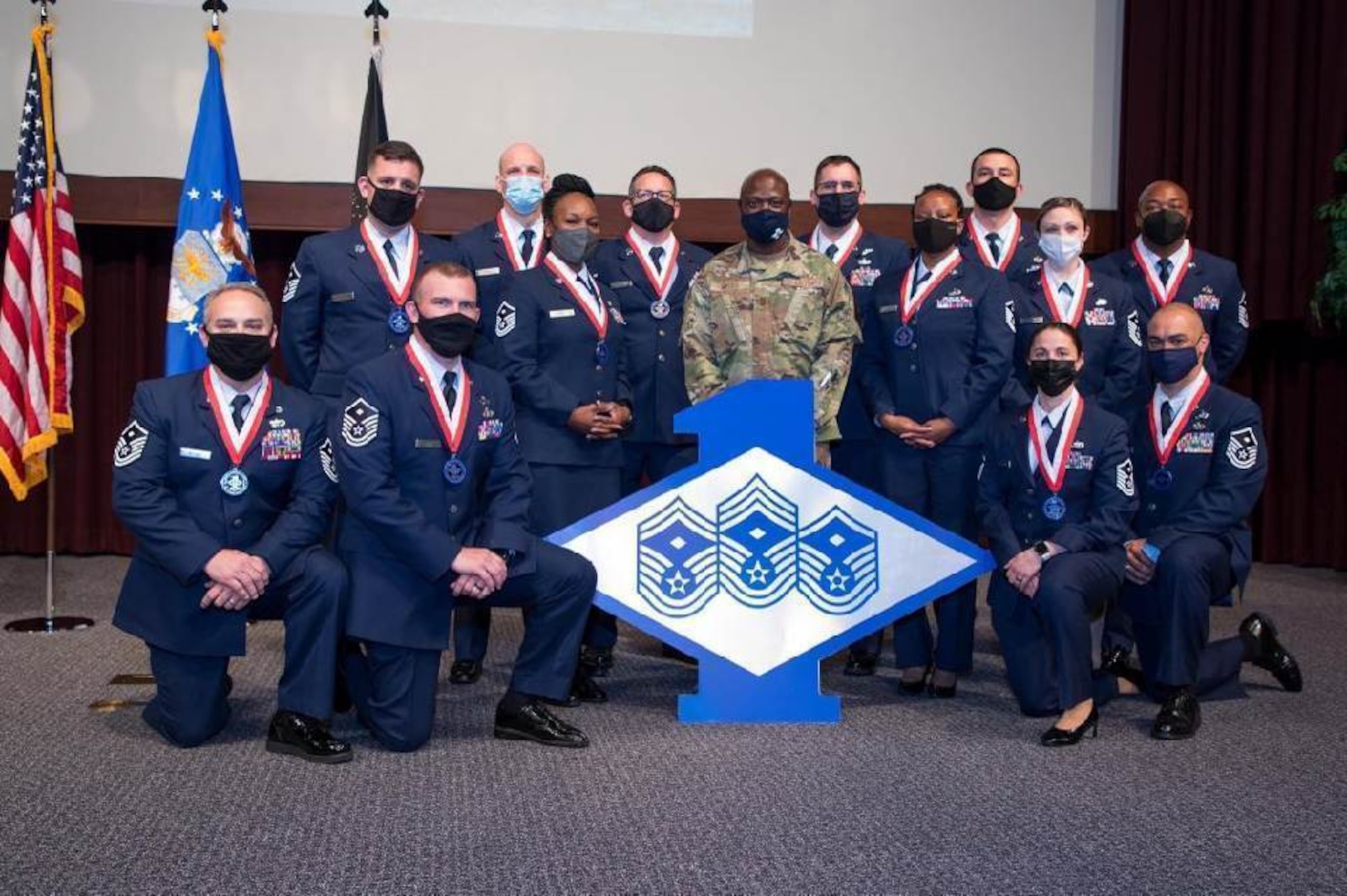 Group Photo dress blues.