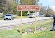 A highway memorial sign was unveiled on M-60 in Jackson County May 30, 2021 honoring Army Sgt. Matthew R. Soper