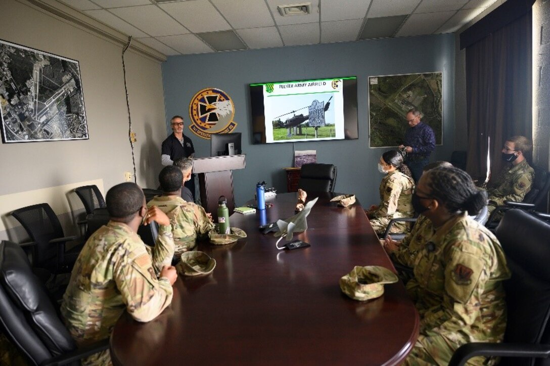633d Air Base Wing command post Airmen visit Felker Army Airfield