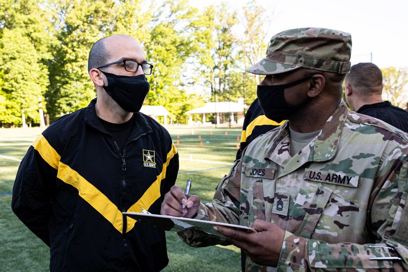 U.S. Army Reserve Legal Command Soldiers conduct Army Combat Fitness Test