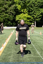 U.S. Army Reserve Legal Command Soldiers conduct Army Combat Fitness Test