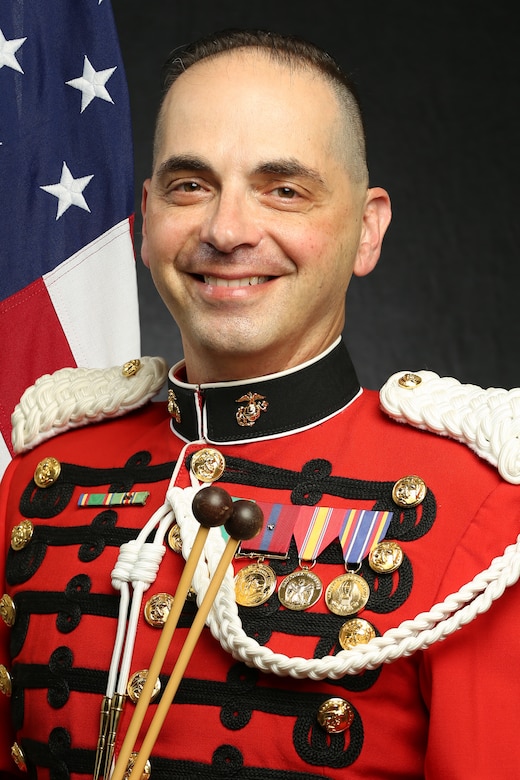 Master Sergeant Kenneth Wolin, "The President's Own" United States Marine Band Percussionist, Official Portrait