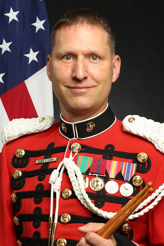 Master Gunnery Sergeant Christopher Rose, "The President's Own" United States Marine Band Percussionist, Official Portrait