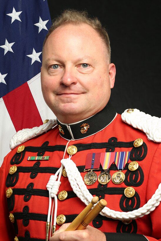 Master Sergeant Glenn Paulson, "The President's Own" United States Marine Band Percussionist, Official Portrait