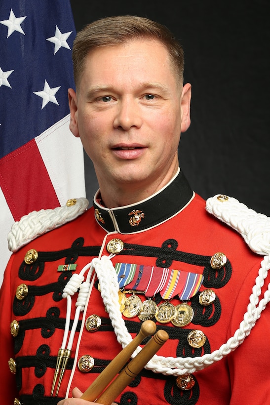 Gunnery Sergeant Steven Owen, "The President's Own" United States Marine Band Percussionist, Official Portrait
