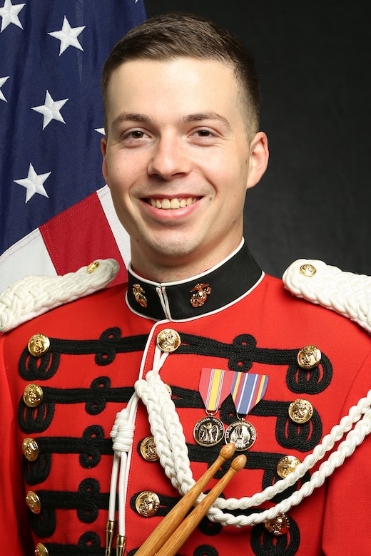 Staff Sergeant Michael Hopkins, "The President's Own" United States Marine Band Percussionist, Official Portrait