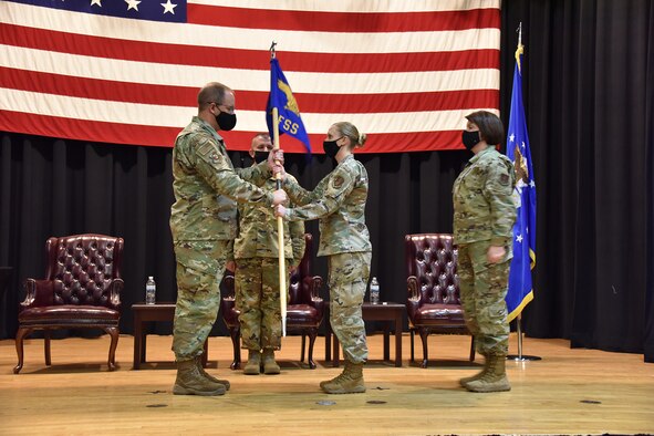 Baggett Assumes Command of 184th Force Support Squadron