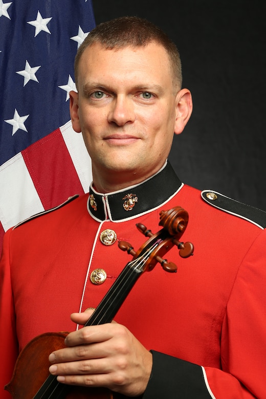 Gunnery Sergeant Christopher Franke, "The President's Own" United States Marine Chamber Orchestra Violinist, Official Portrait