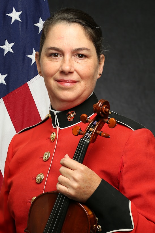 Master Sergeant Janet Bailey, "The President's Own" United States Marine Chamber Orchestra Violinist, Official Portrait