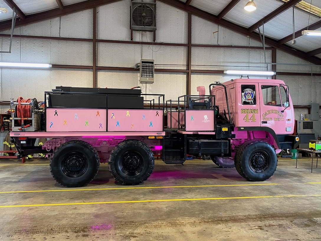 pink fire truck