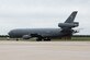 A KC-10 Extender assigned to the 305th Air Mobility Wing taxing on the flightline.