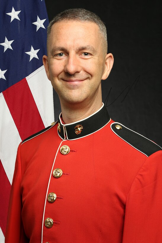 Gunnery Sergeant Russell Wilson, "The President's Own" United States Marine Chamber Orchestra Pianist, Official Portrait