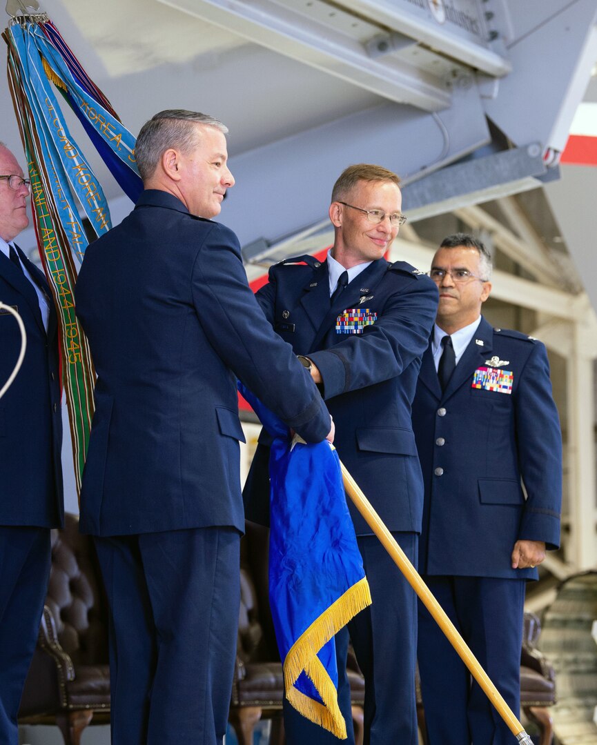 The 149th Fighter Wing hosted a change of command ceremony