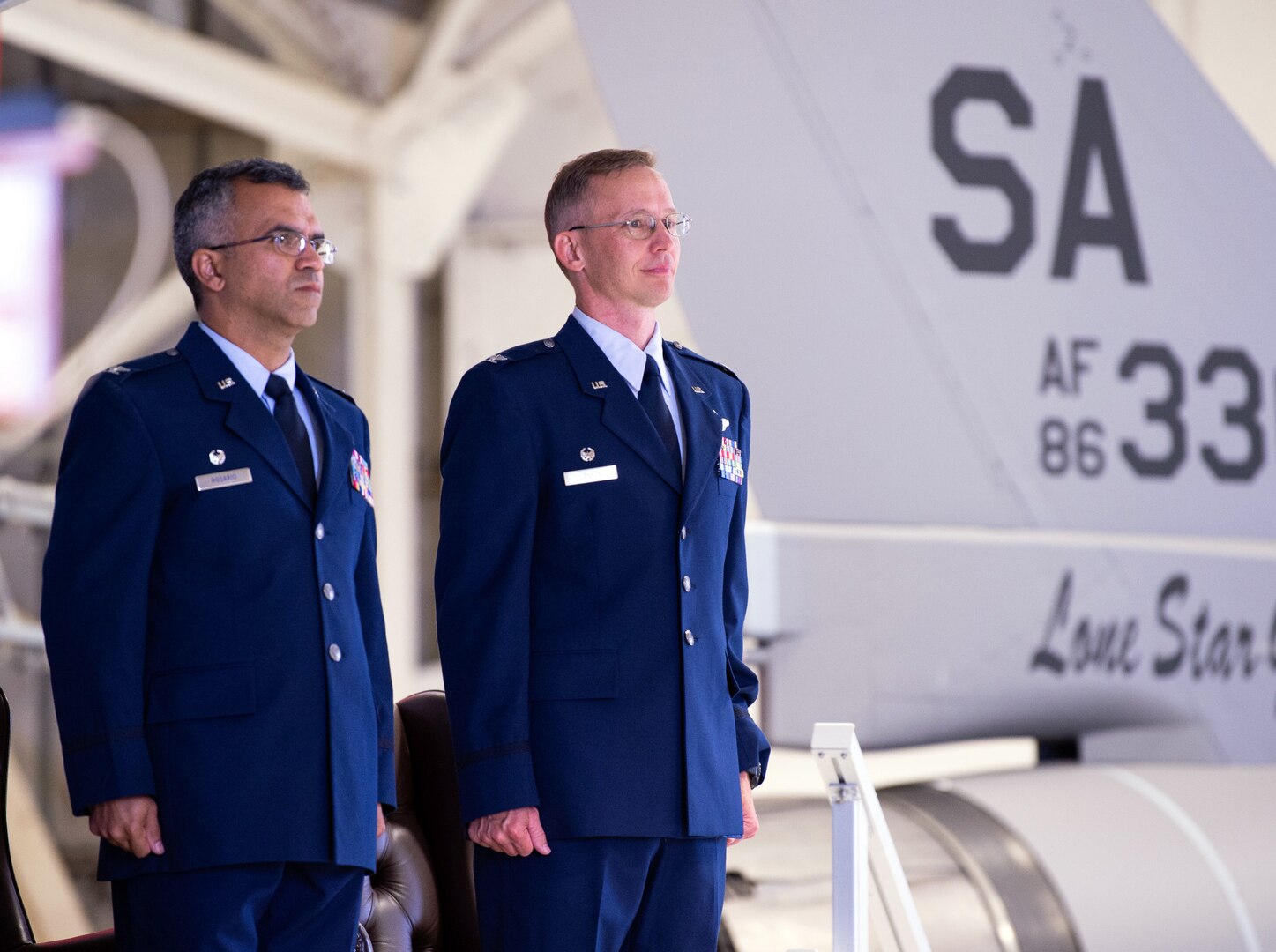 The 149th Fighter Wing hosted a change of command ceremony