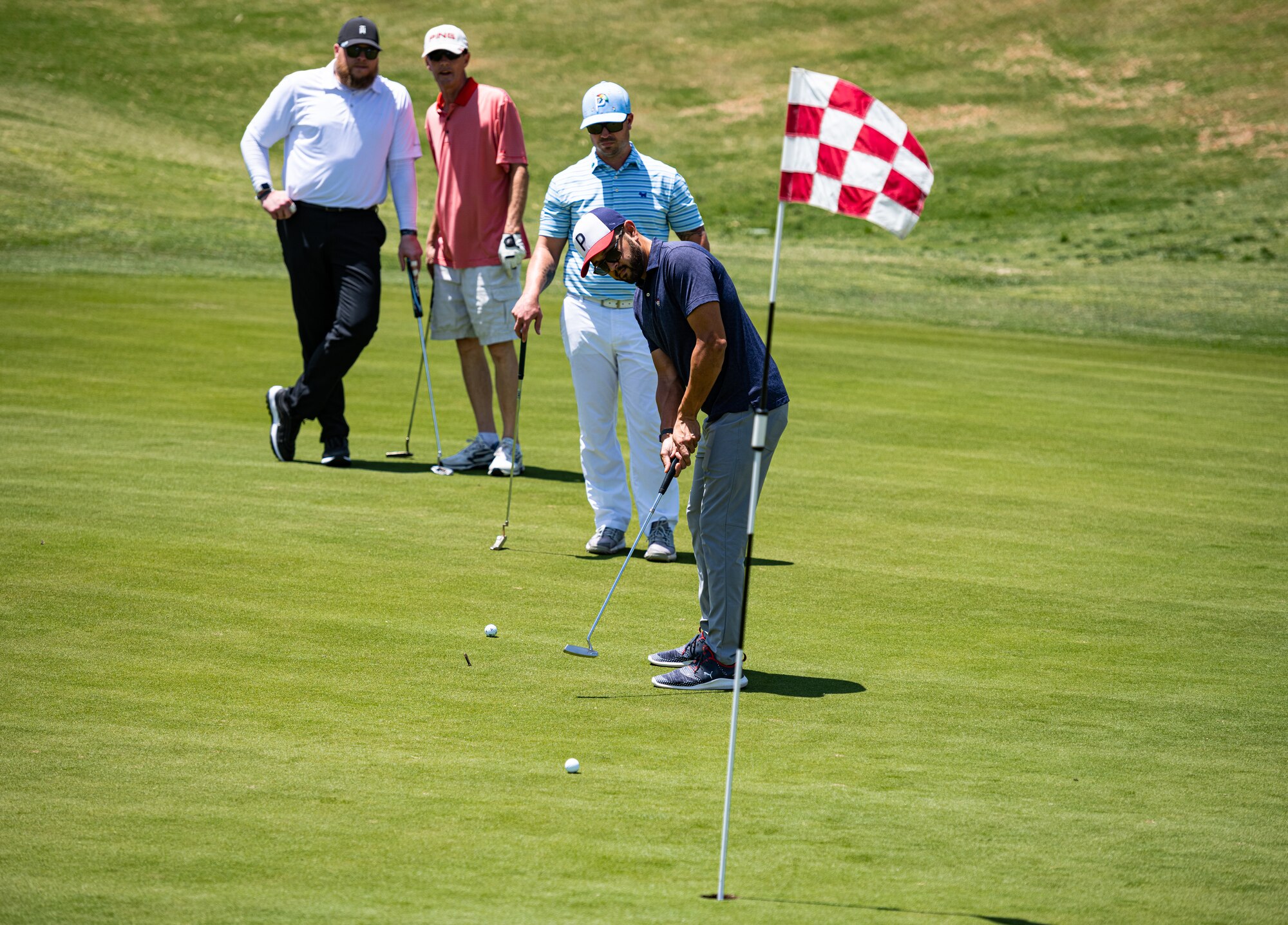 Members of the 56th Security Forces Squadron participate in the annual Police Week Golf Tournament, May 10, 2021, at Luke Air Force Base, Arizona.
