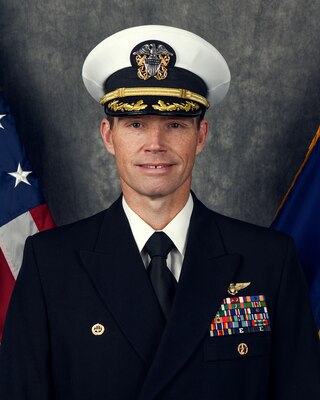 Official portrait of Capt. Shawn T. Bailey, the commanding officer of Tactical Training Group, Atlantic (TTGL).