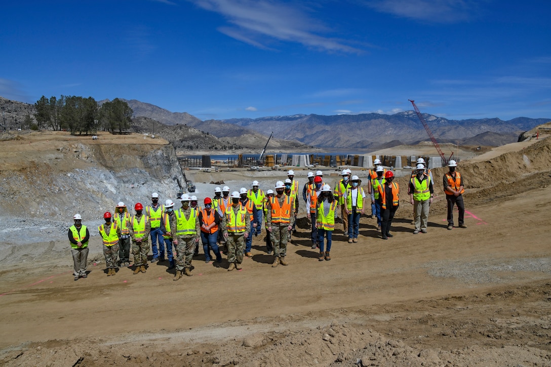 MG Graham visits Isabella Dam Safety Modification Project