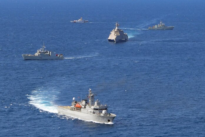 Canada, Mexico, U.S. Ships Conduct Combined Operations