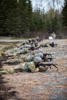 Alaska National Guard Soldiers and Airmen compete amongst one another in a series of marksmanship events at Joint Base Elmendorf-Richardson, May 15, 2021, as part of the 2021 Alaska National Guard Adjutant General Match, or TAG Match. TAG Match is a marksmanship competition comprising several timed pistol and rifle events. (U.S. Army National Guard photo by Spc. Grace Nechanicky)