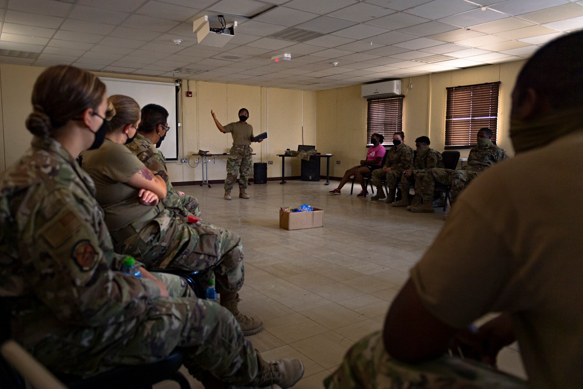 A photo of Airmen attending training