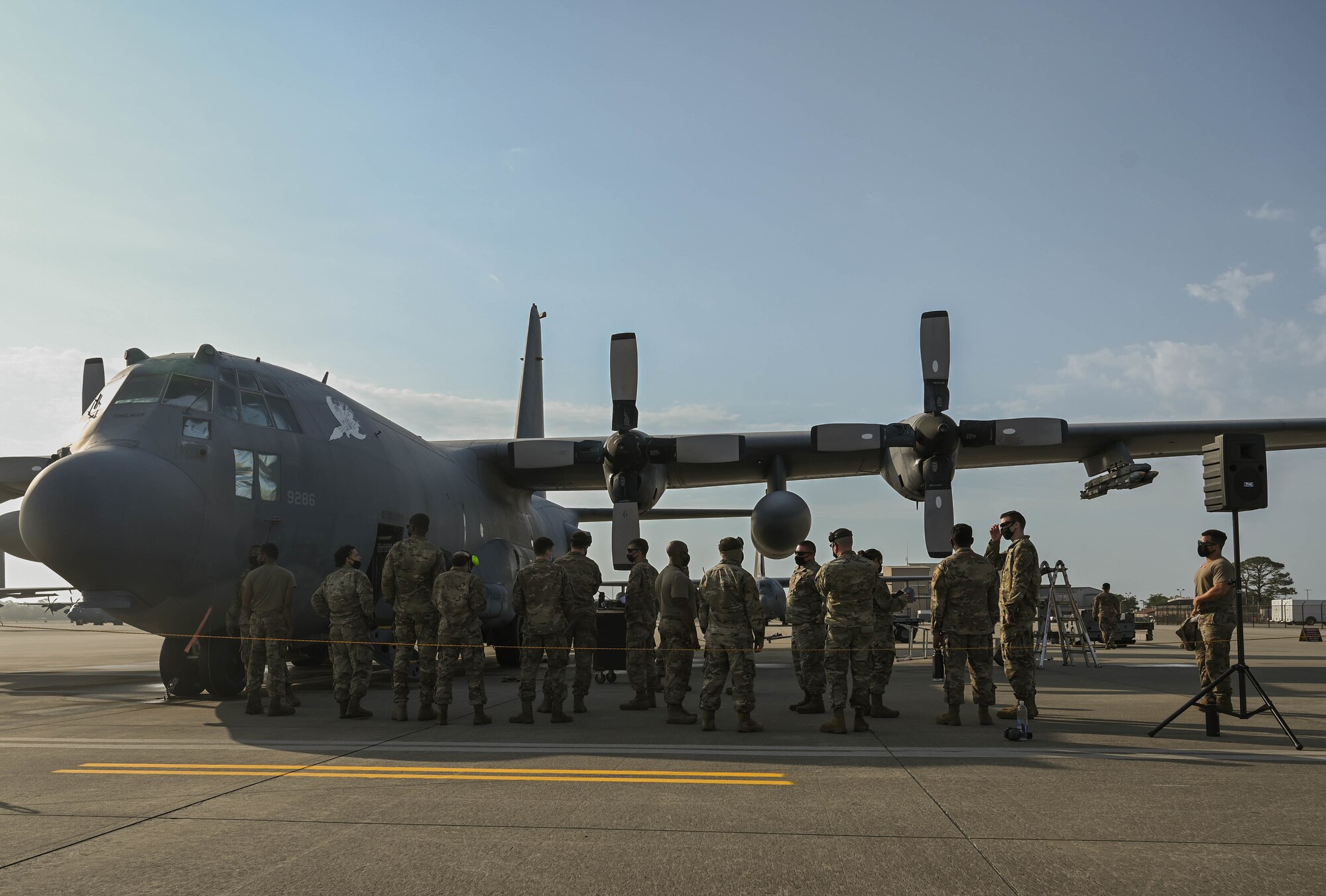 Air Commandos with the 4th Aircraft Maintenance Unit and the 1st Special Operations Maintenance Group participate in a load competition.