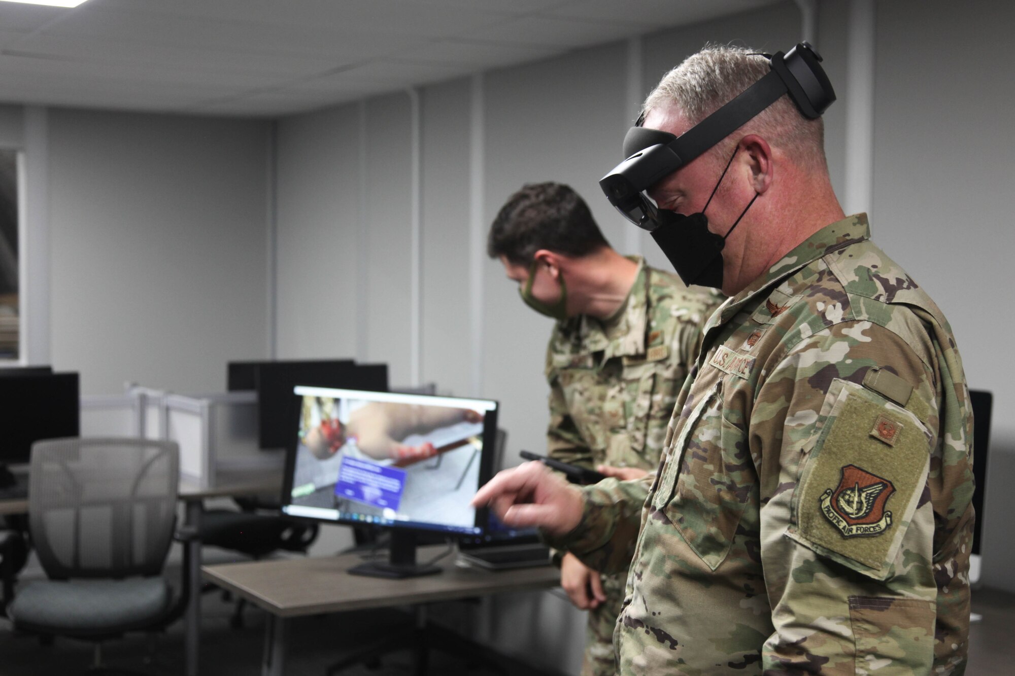 The grand opening of the Kadena Innovation Lab was held at Kadena Air Base, Japan, May 12, 2021.