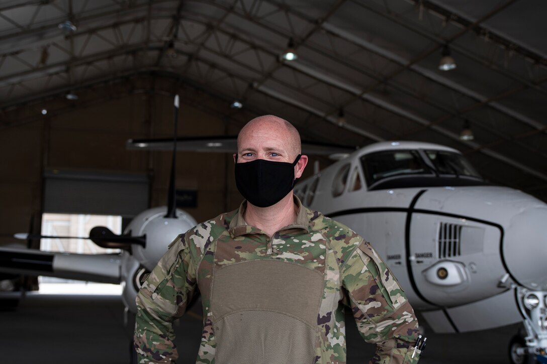 A photo of a Soldier posing for a photo