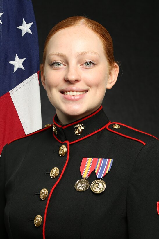 Lance Corporal Katelyn Yates, "The President's Own" United States Marine Band Supply Clerk, Official Portrait