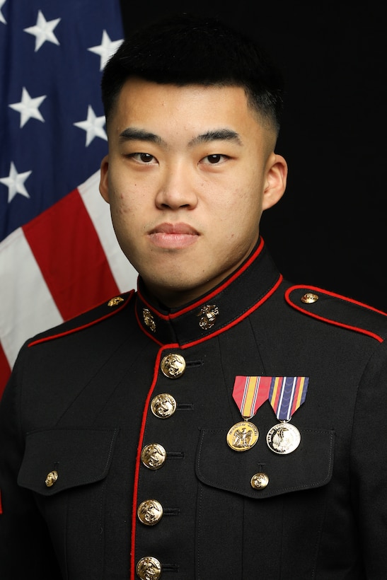 Lance Corporal Ryan Chen, "The President's Own" United States Marine Band Stage Crewmember, Official Portrait