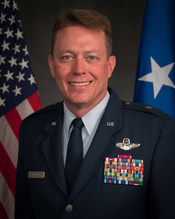 This is the official portrait of Brig. Gen. Mitchell A. Hanson.