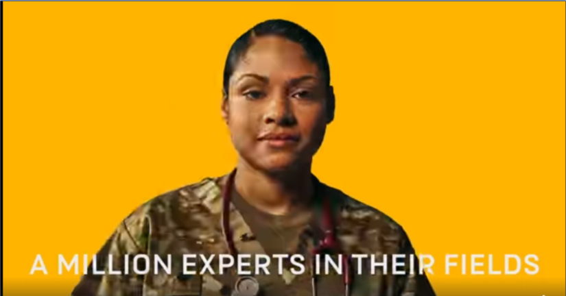 Spc. Jennifer Liriano, a 68C, Practical Nursing Specialist with the 865th Combat Support Hospital, was highlighted in the Army’s latest recruiting campaign, “The Calling”. Every one of us has a calling and reason we serve.