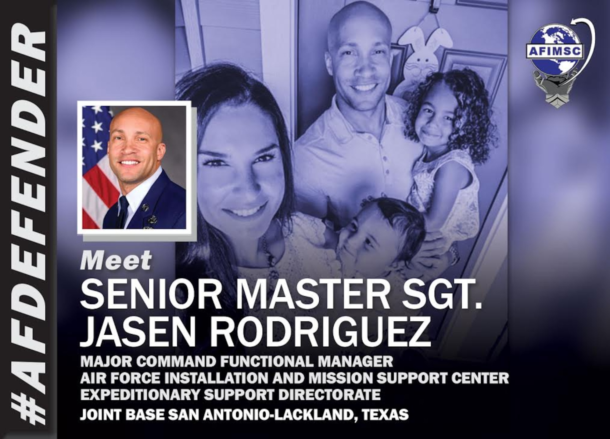 Graphic of Senior Master Sgt. Jasen Rodriguez