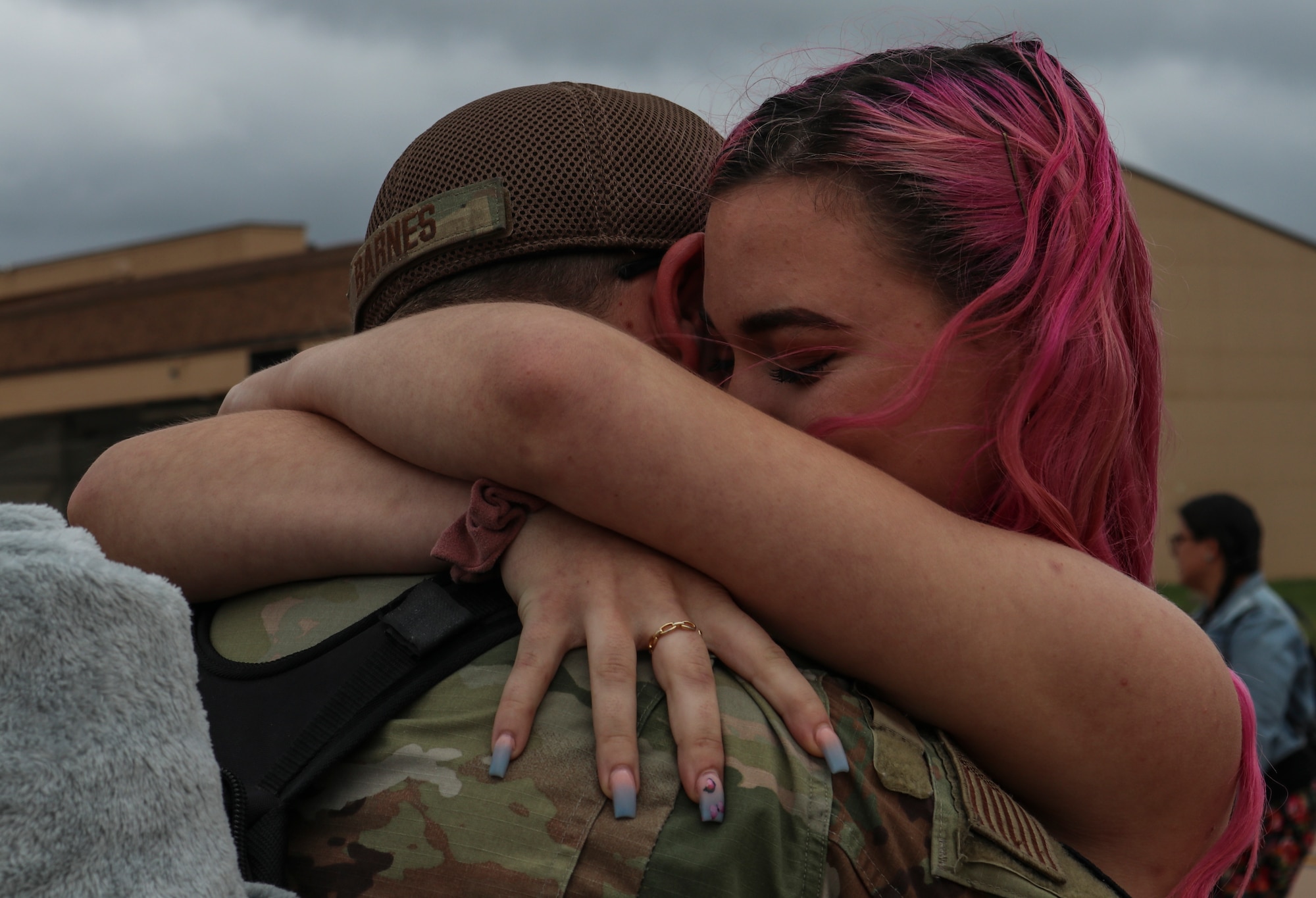 Families and Airmen welcome home 317th Airlift Wing members