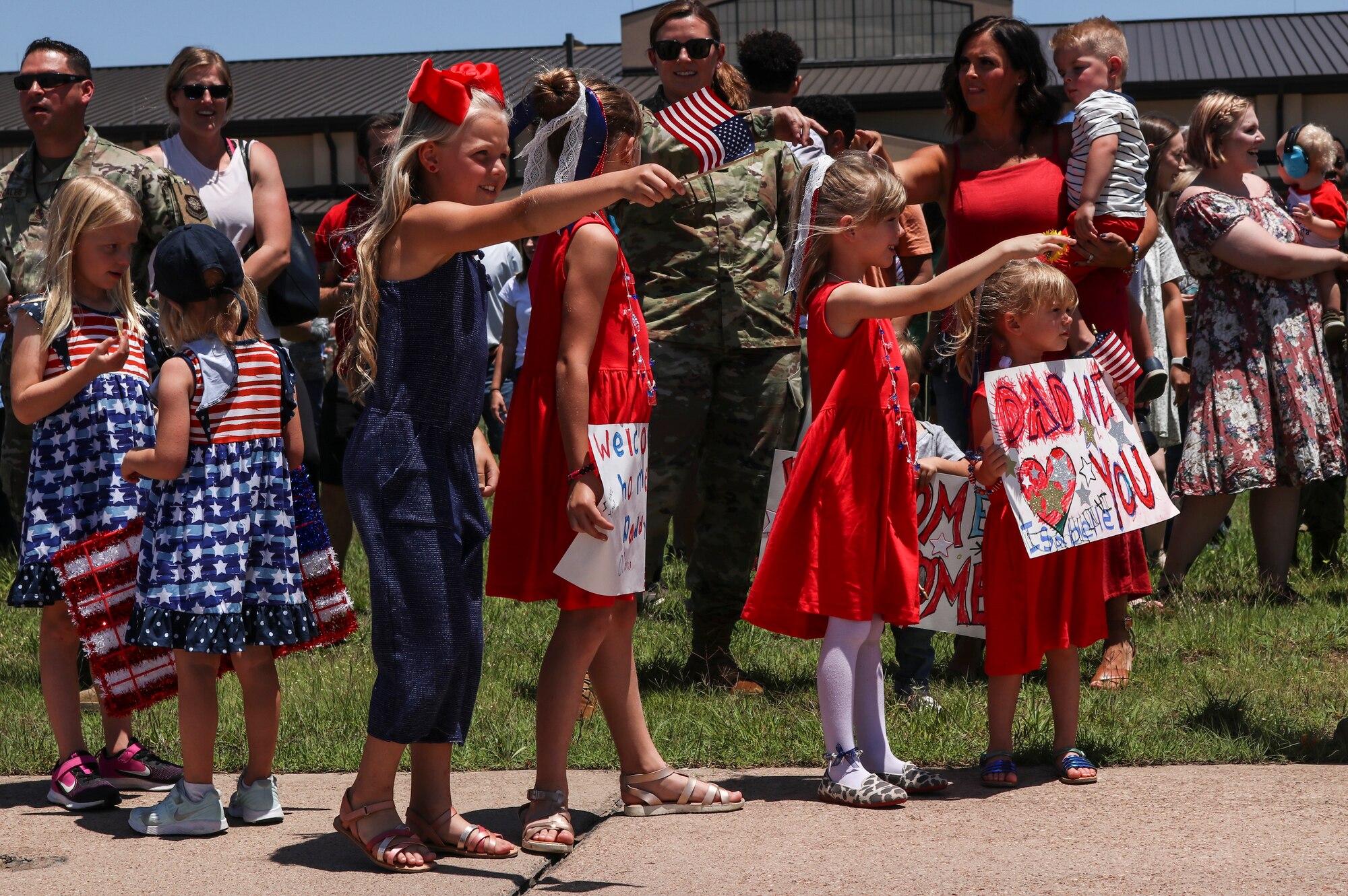 Families and Airmen welcome home 317th Airlift Wing members