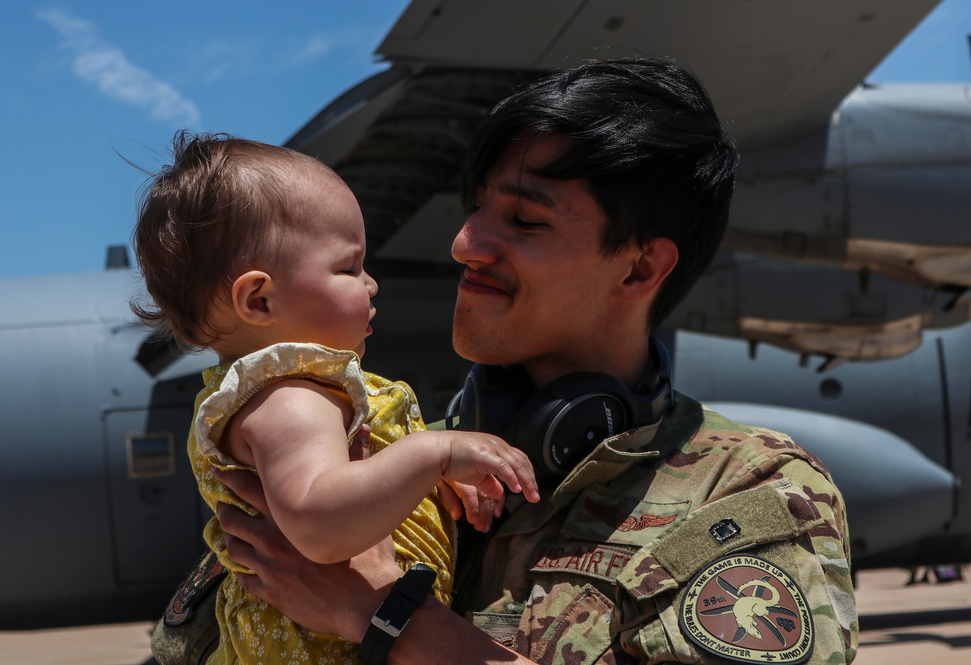 Families and Airmen welcome home 317th Airlift Wing members